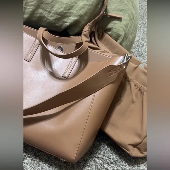 Calpak Haven Laptop Tote Bag in Toffee - Picture 6 of 6